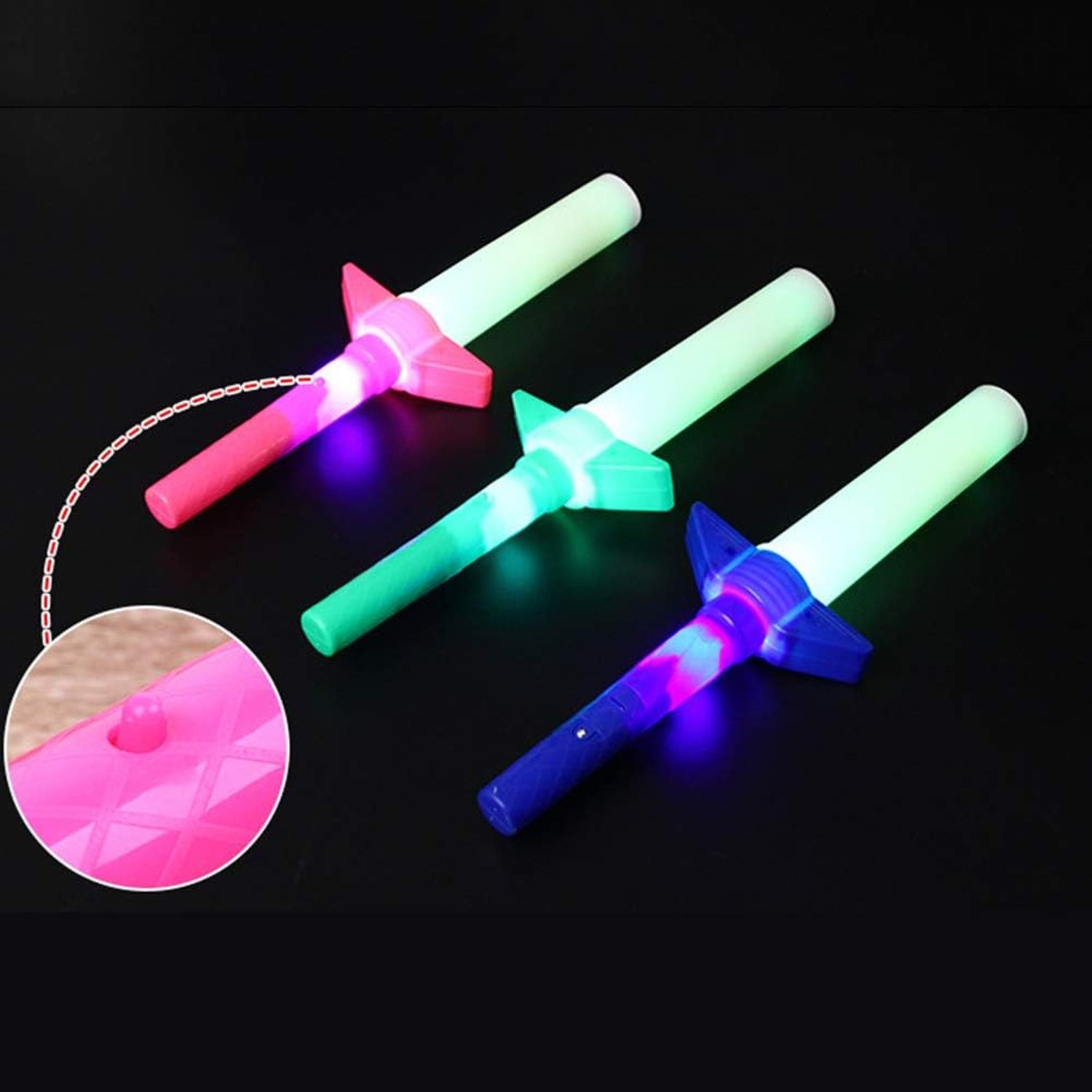 Sword With LED Lights, Glow In The Dark Flashing Sword Sword With LED Lights, Glow In The Dark Flashing Sword
